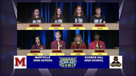 Video thumbnail: Scholars' Bowl Maryville vs Science Hill