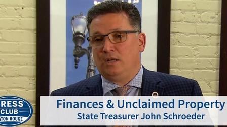 Video thumbnail: Press Club Finances and Unclaimed Property | John Schroder | 05/13/19
