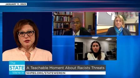 Video thumbnail: The State We're In A Teachable Moment About Racists Threats