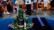 Appraisal: Fake Fabergé Set & Wax Case, ca. 1980