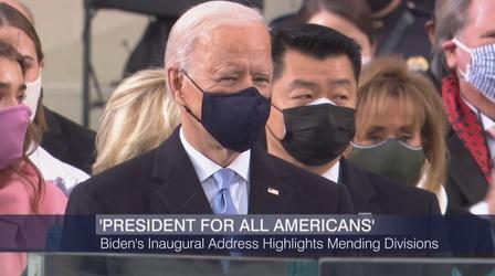 Video thumbnail: Chicago Tonight Speechwriters Discuss Biden’s Address, Call for Unity