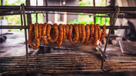 Video thumbnail: The Migrant Kitchen What Makes the Puerto Rican Longaniza Different?