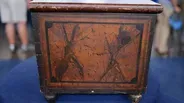 Appraisal: 1837 New York Grain-painted Pine Lock Box
