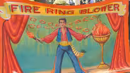 Appraisal: Fred Johnson Circus Banner, ca. 1940