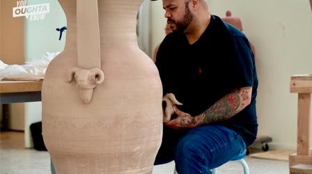 Video thumbnail: You Oughta Know Robert Lugo Creates Giant Pottery and Community Conversation