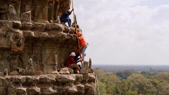 Climbing the Towers of Angkor Wat