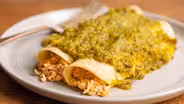 Enchiladas and Molletes