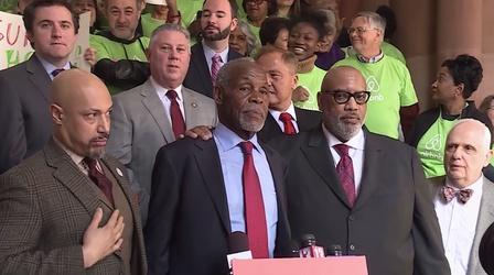 Video thumbnail: New York NOW Chaotic Capitol Press Conference