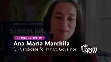 Video thumbnail: New York NOW Ana Maria Archila on Campaign for Lieutenant Governor