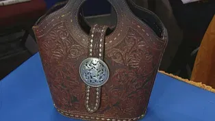 Appraisal: Hand-tooled Leather Handbag, ca. 1975