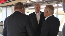 Video thumbnail: NJTV News Senate president tours Lake Hopatcong to see algal bloom