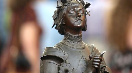 Video thumbnail: Antiques Roadshow Appraisal: Antonin Mercié "Joan of Arc" Bronze, ca. 1900