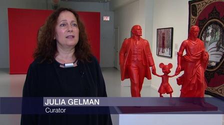 Video thumbnail: Chicago Tonight ‘Caution Freedom’ Shines Light on Provocative Artwork
