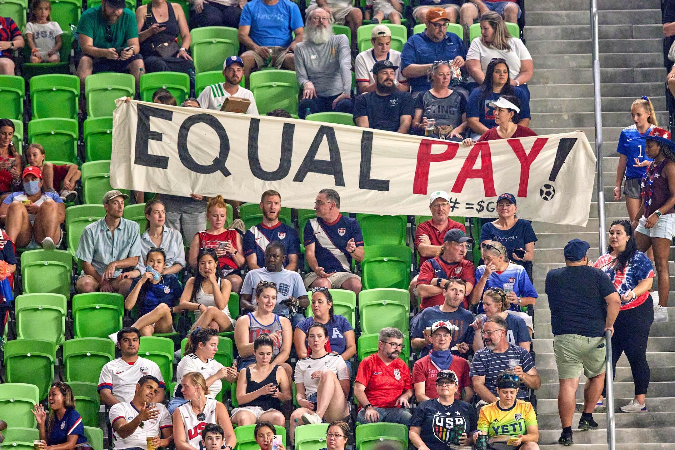 U.S. men's and women's national soccer teams get pay equity