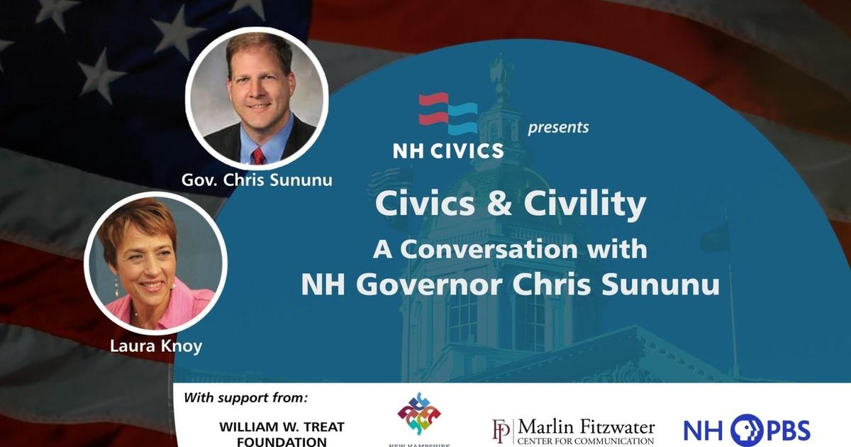 NHPBS Presents | Civics & Civility:  A Conversation Gov. Chris Sununu