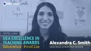 2021 UEA Excellence in Teaching Awards  - Alexandra C. Smith