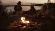 At the Mandan Village (Journals of Lewis and Clark)