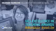 2020 UEA Excellence in Teaching Awards- Heather Fairbank