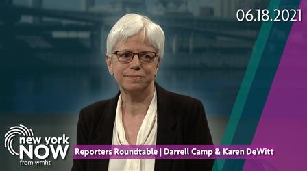 Video thumbnail: New York NOW Reporters Roundtable: Karen DeWitt, TCOVID-19 Restrictions