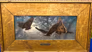 Appraisal: 1859 Oil on Wooden Panel Painting