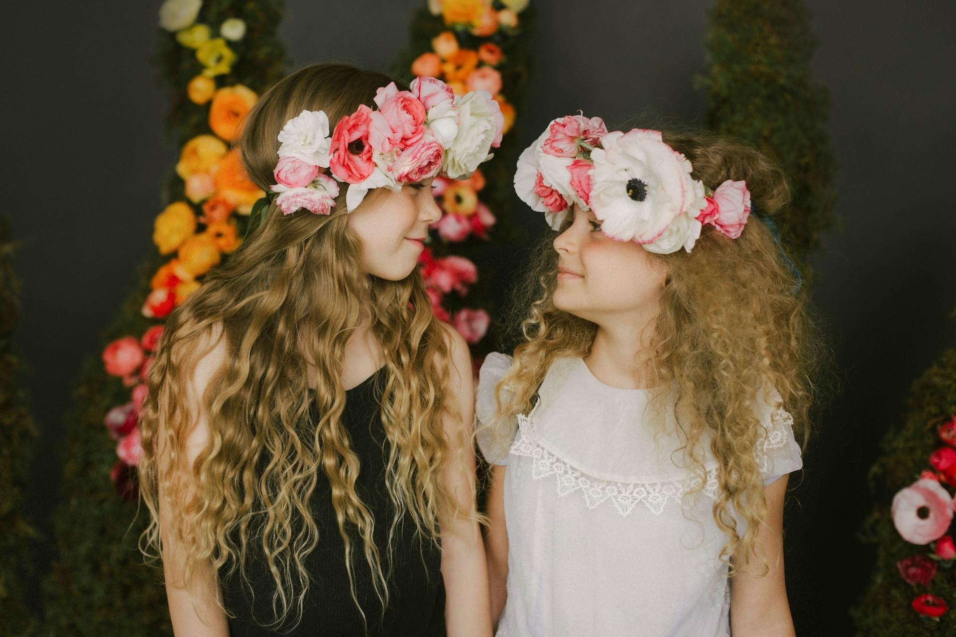 Katie does a flower-takeover of a creative studio for a rotating spring photo shoot.