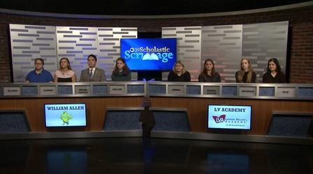 Video thumbnail: WLVT Scholastic Scrimmage Scholastic Scrimmage: Wm. Allen HS vs LV Academy