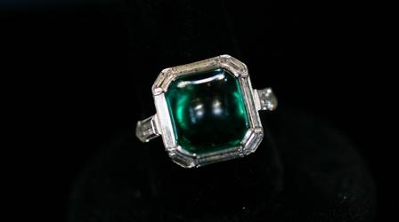 Appraisal: Art Deco Emerald and Diamond Ring, ca. 1930