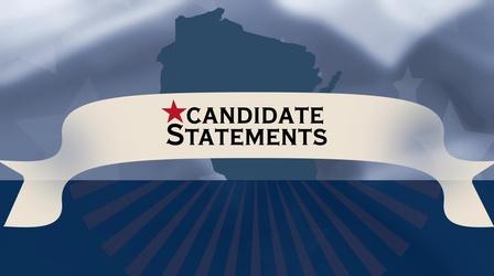 Video thumbnail: PBS Wisconsin Public Affairs Candidate Statements 2018: U.S. Senate and Congressional