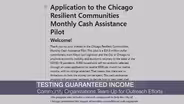 Chicago Opens Applications for Cash Assistance Pilot