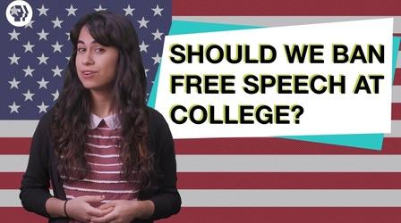 Video thumbnail: Above The Noise Free Speech vs Hate Speech on College Campuses