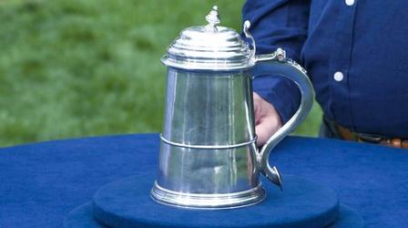 Video thumbnail: Antiques Roadshow Appraisal: William Homes Whistling Tankard, ca. 1740