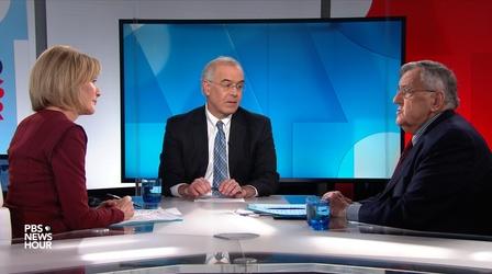 Video thumbnail: PBS NewsHour Shields and Brooks on Mueller news, congressional dynamics