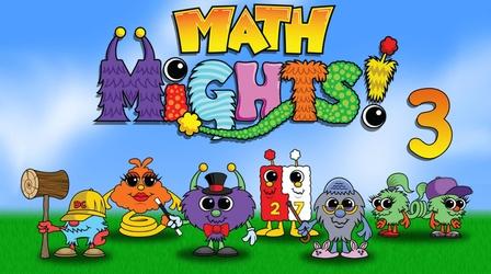 Video thumbnail: Math Mights Measuring with Halves or Fourths