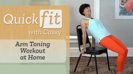 Video thumbnail: Quick Fit with Cassy Arm Toning Workout at Home