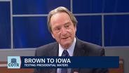 Sherrod Brown Pins His Hopes On Iowa