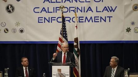 Video thumbnail: PBS NewsHour Sessions vows to end California immigration enforcement laws