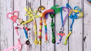 Make Bead Wands While Sorting and Collecting