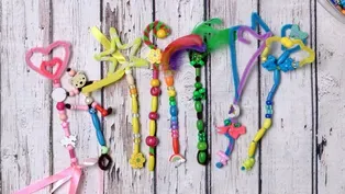 Make Bead Wands While Sorting and Collecting