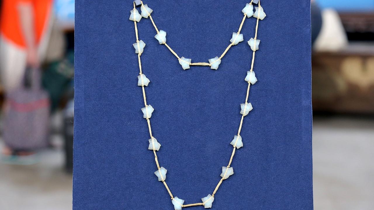 Antiques Roadshow | Appraisal: René Lalique Glass & Silk Necklace, ca. 1920