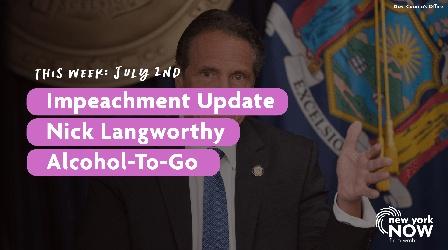 Video thumbnail: New York NOW Impeachment Update, GOP Chair Nick Langworthy, Alcohol-To-Go