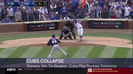 Video thumbnail: Chicago Tonight Cubs Squander Division, Prep for Wild Card Matchup