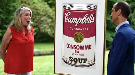 Video thumbnail: Antiques Roadshow Appraisal: 1968 Warhol Campbell's Soup Can Screenprint