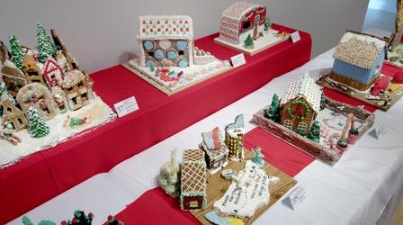 Video thumbnail: Broad and High Gingerbread House Competition, Clark Twins Band Preview