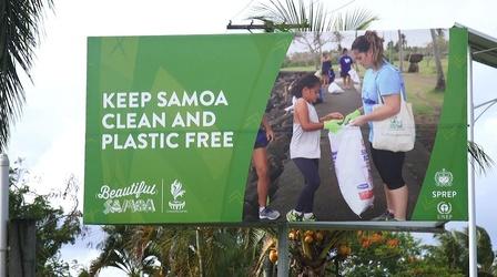 Video thumbnail: PBS NewsHour Samoa searching for alternatives to single-use plastics