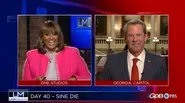Governor Brian Kemp sits with Host Donna Lowry on Sine Die