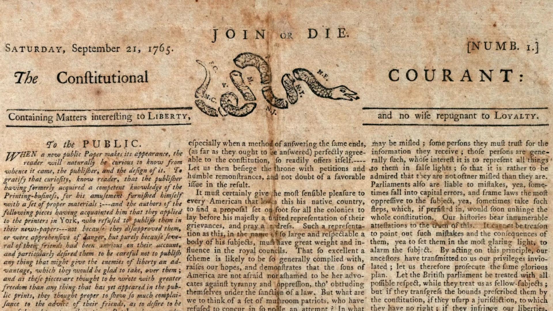 stamp act paper