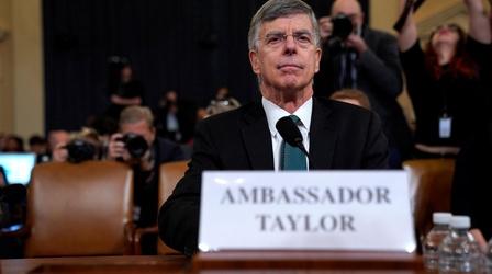 Video thumbnail: PBS NewsHour Former Amb. Bill Taylor on Vindman, Pompeo and Ukraine