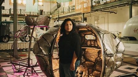 Video thumbnail: Artbound Beatriz Cortez’s Cosmic Art Transcends Time & Space