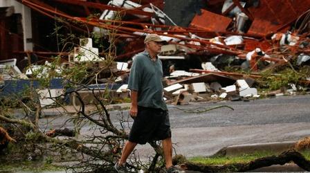 Video thumbnail: PBS NewsHour Assessing damage where Hurricane Harvey touched ground