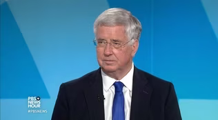 U.K. defense secretary talks Russia, Syria and North Korea